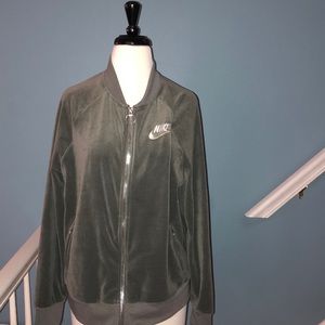 Nike Women’s Zip Front Velour Jacket